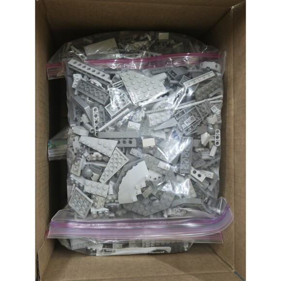 10 lbs LEGO Bulk Lot – Dark & Light  leaned & Sanitized Bricks Mixed Parts - Picture 2 of 3